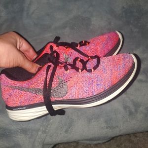 Pink mesh Nikes women size 8